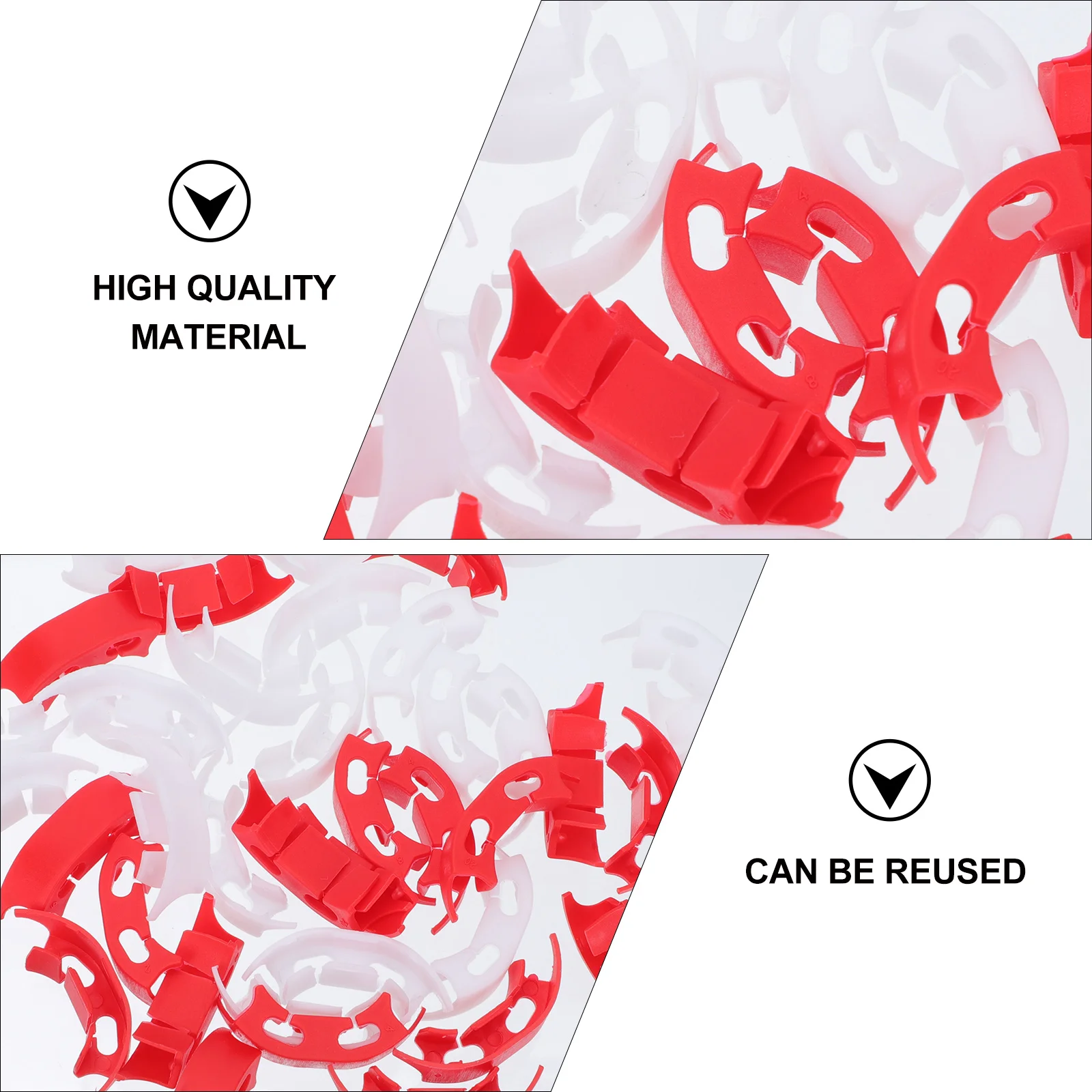 

100Pcs Heavy Duty Twig Clamp Reusable Plant Branch Bender Clip for Indoor Outdoor Training Sturdy Growth Manipulation Tool