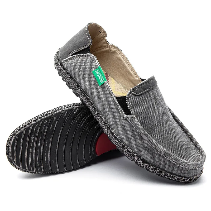 New Arrival Low Price Mens Breathable High Quality Casual Shoes Jeans Canvas Casual Shoes Slip On Men Fashion Flats Loafer view 3