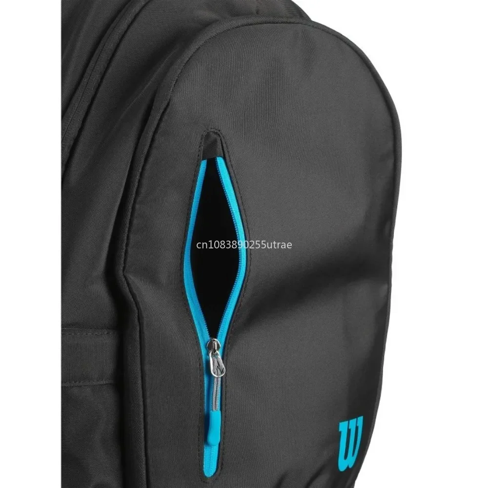 Wilson Ultra Tennis Backpack Multi functional Large Capacity Black/Blue Double Shoulder Tennis Bag WR8009301001