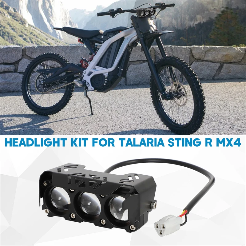 

LED Headlight Bar Kit For Surron Sur Ron Sur-Ron Segway X260 X160 S160 Talaria Sting R MX4 Head Light Lamp Switch Plug N Play