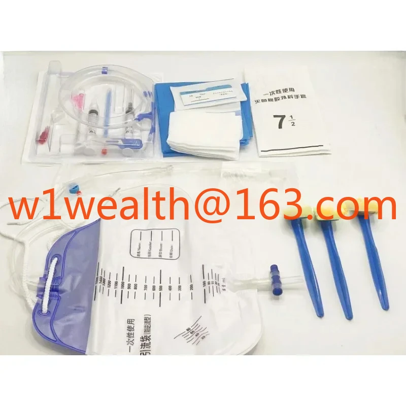 Disposable Chest and Abdominal Cavity Pigtail Retention Drainage Catheter Packs Abdominal Cavity Drainage Catheter.