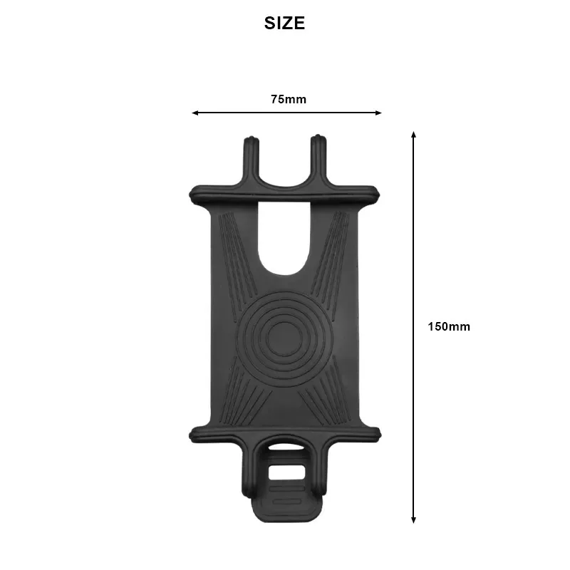 Soporte de silicona para teléfono - Compatible bicicleta y coche - imagen 2