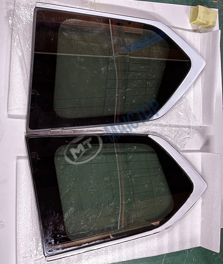 MAICTOP accesorios de coche guardabarros trasero cromado puerta lateral ventana vidrio para lx Lx570 2016- Vidrio