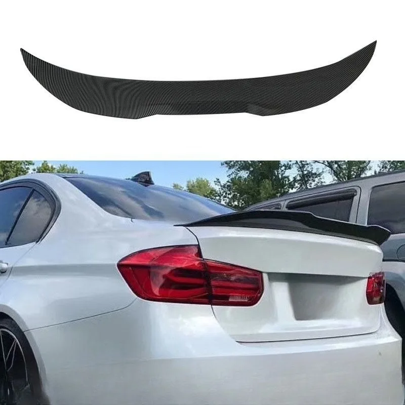 

For BMW 3 Series F30 2013-2020 PSM Style Rear Trunk Spoiler Gloss Black ABS Plastic Lip Wing Styling Modification Accessories