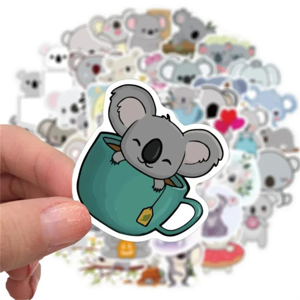 50PCS Animal Cute Koala Cartoon Graffiti Stickers Mobile Phone Skateboard Laptop Guitar Waterproof Stickers