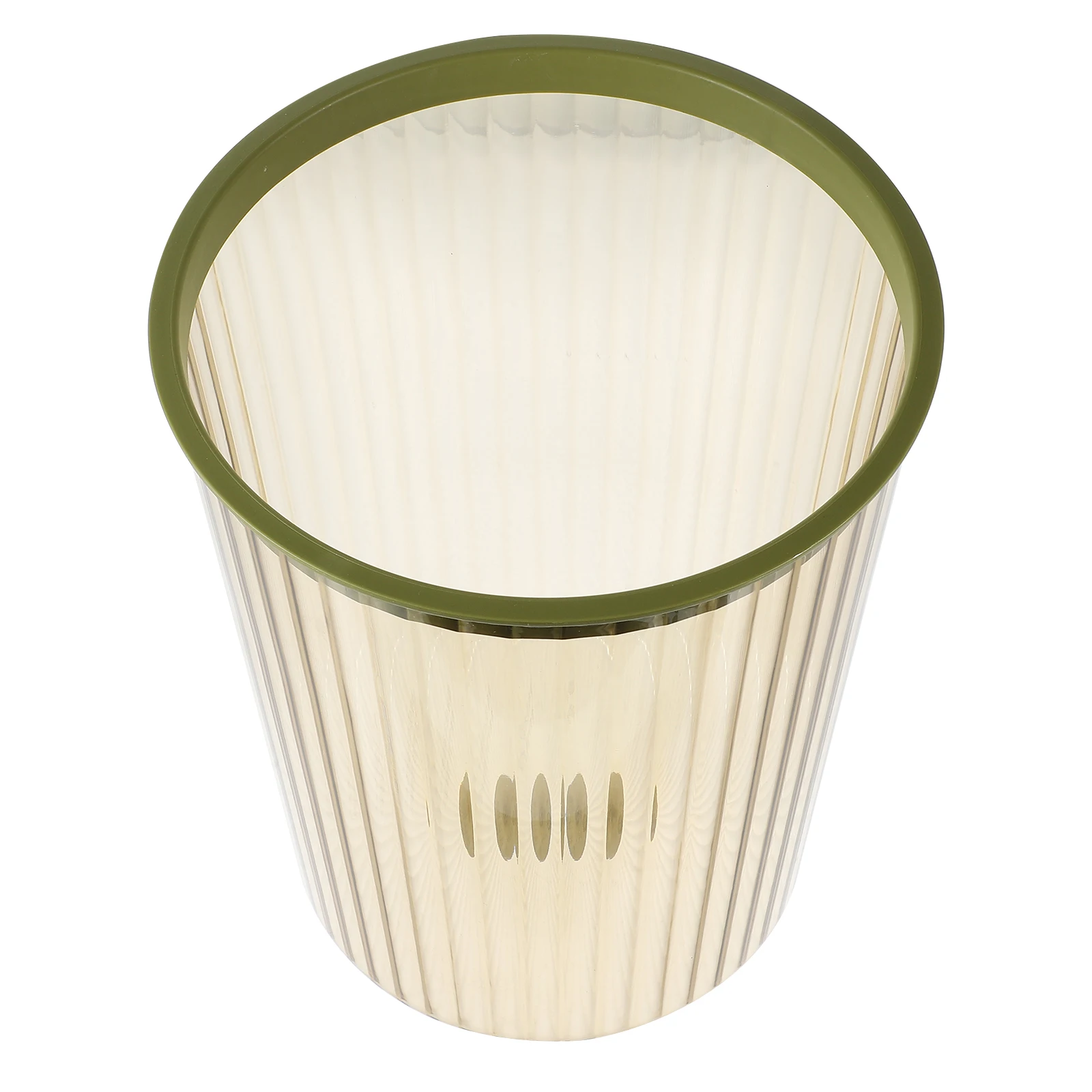 

Pet Transparent Trash Can Large Capacity Plastic Garbage Bin For Bedroom Office Hotel Bathroom Floor Waste Container