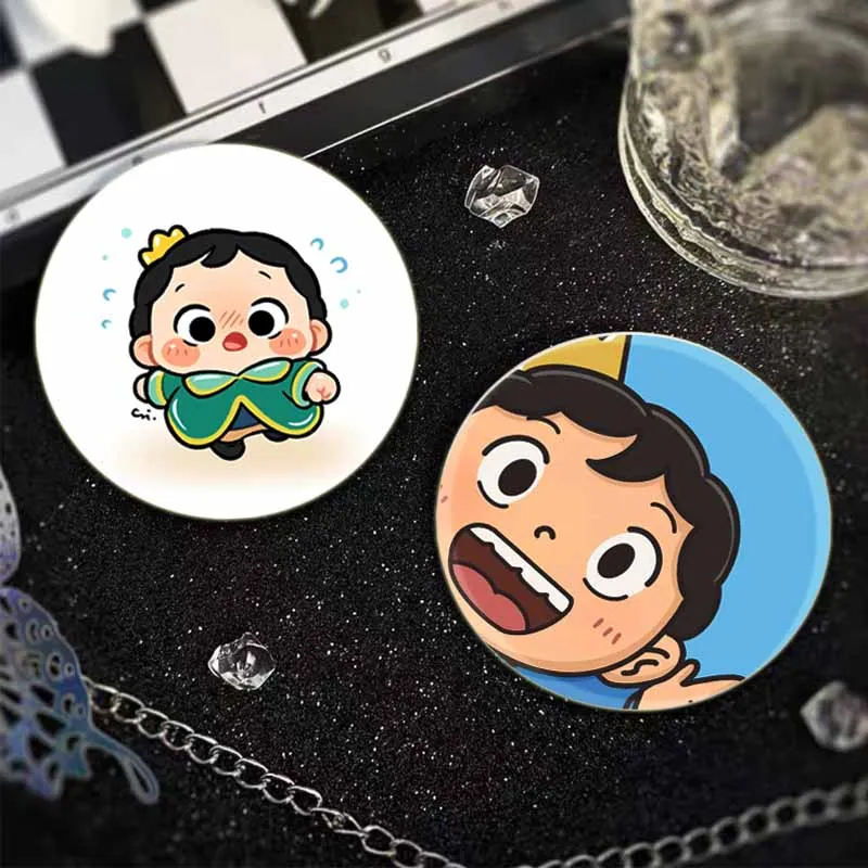 Ranking of Kings Anime Badge Bojji Cartoon Character Cute Brooches Handmade Enamel Pins for Clothes Jewelry Backpack Accessories