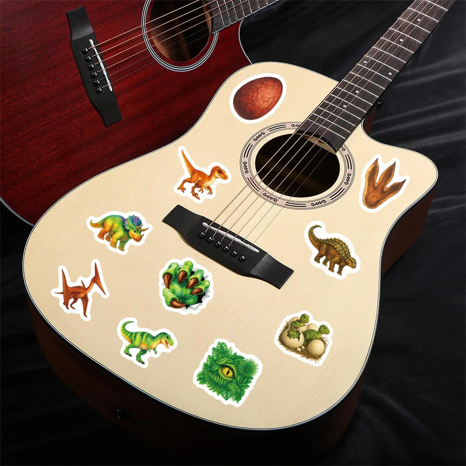 Animal Sticker Rolls Adhesive Cute Dinosaur Decal Self-Adhesive Animal Decals For Envelope For Bread Bags Box Phone Case