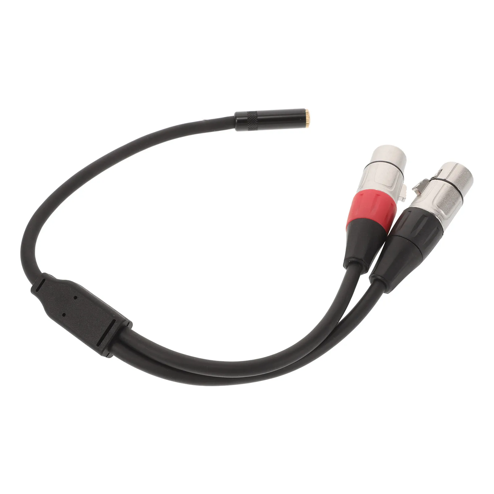 

s 0.3M 3.5mm Male to Dual XLR Female Y Cable Splitter Gold Plated Dual Shielded High Fidelity Audio Speaker Cables XLR Adapter