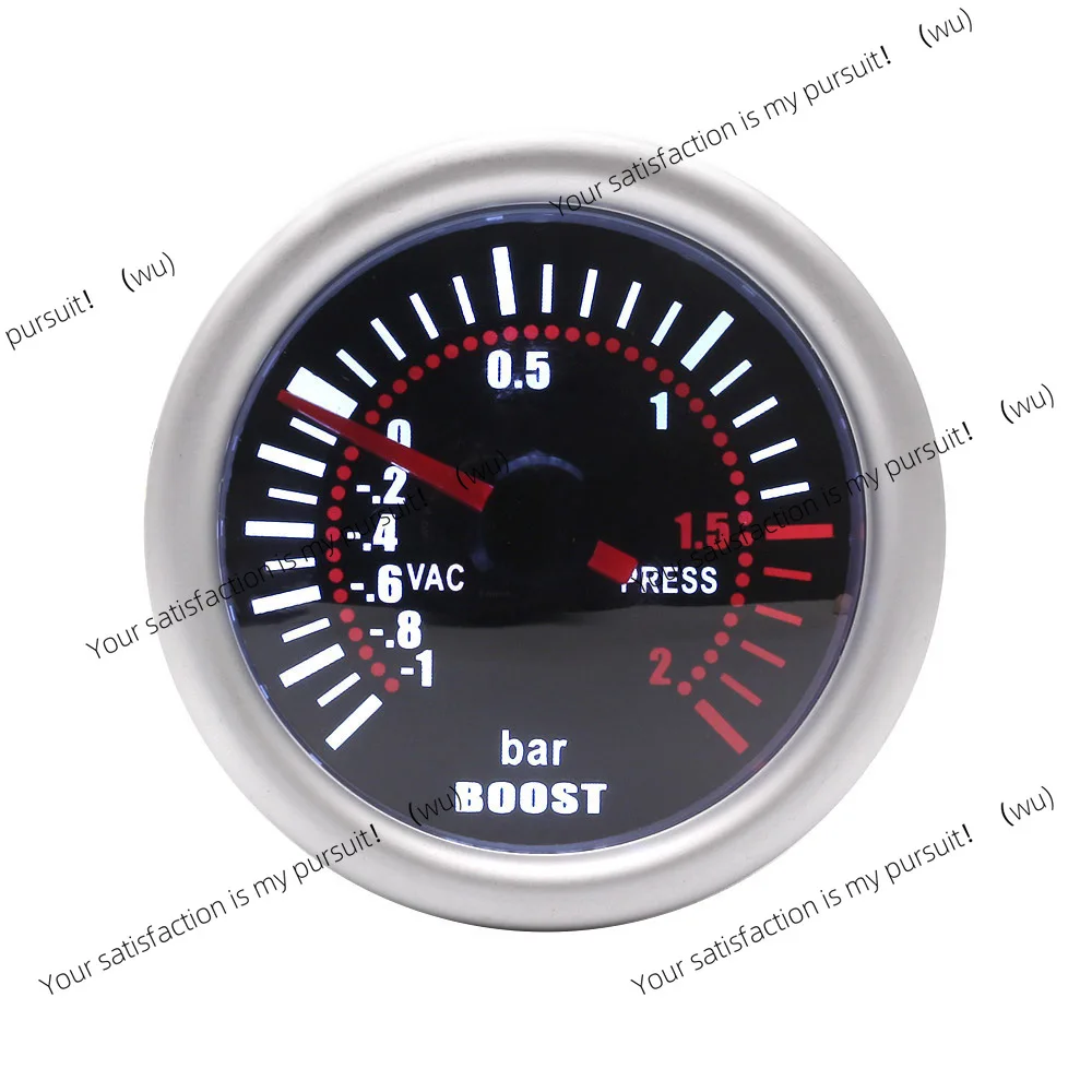 

Car modification booster meter LED2 inch 12V52mmBAR universal, sunglasses matte ring booster meter