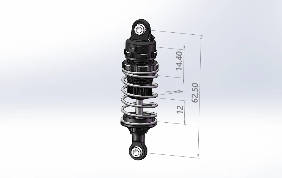 HR Traxxas Mini Slash 4x4 Universal Shock Absorber (62.5mm Mounting Distance)