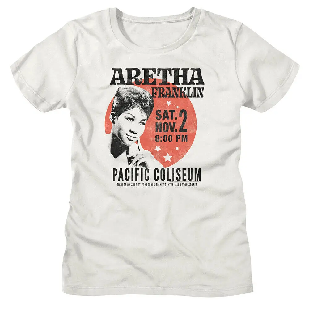 Aretha Franklin Live In Concert Pacific Coliseum Women's T Shirt Music Merch