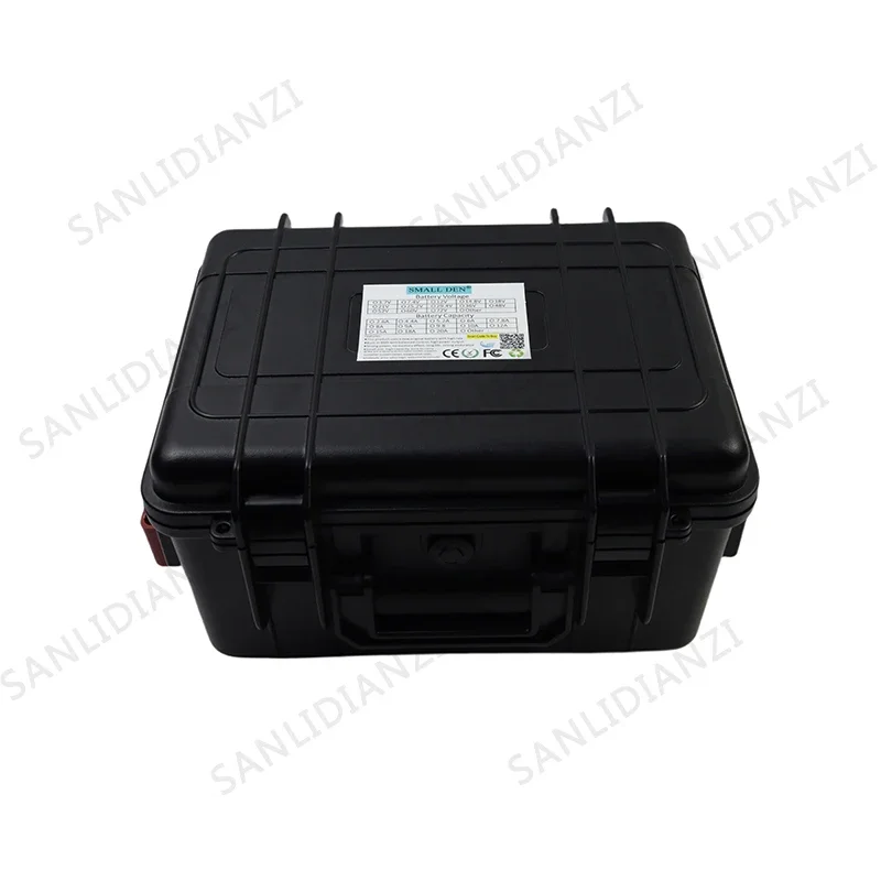 12V 80Ah/90Ah/100Ah LiFePO4 Battery 12.8V100A BMS Supports Series and Parallel Use with LCD Display Solar RV Battery+10A Charger