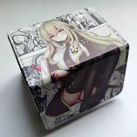 Yugioh Sky Striker Ace - Raye Comic Deck Box Yu-Gi-Oh! TCG OCG Trading Cards Pu Leather Collection Storage Box