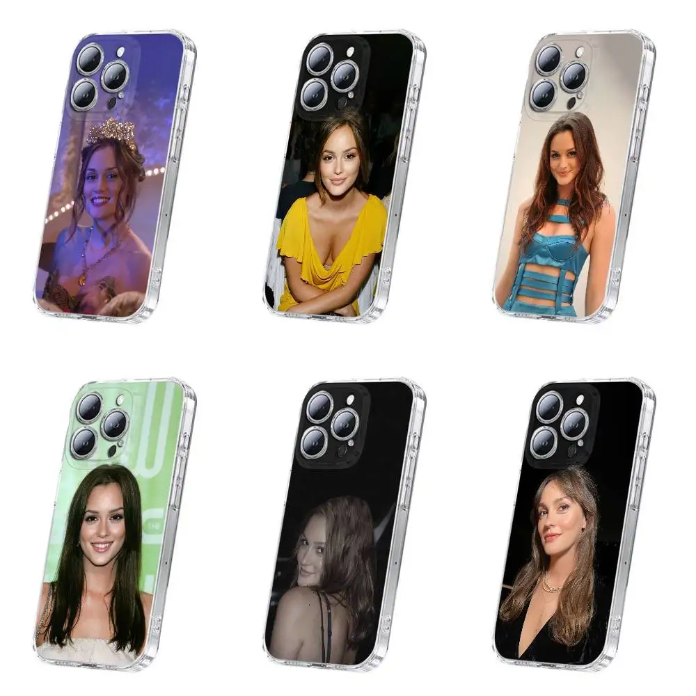 

L-Leighton Meester Actress Phone Case For iPhone 17,16,15,14,13,12,11,Plus,Pro,Max,Plus,E,Air,Mini Transparent