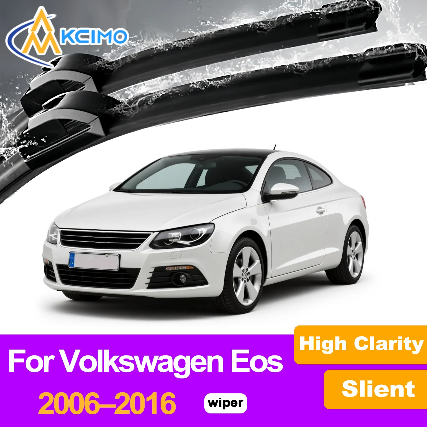 

2Pcs Front Windshield Wiper Blades For Volkswagen Eos 2006-2016 Windscreen Window Car Accessories