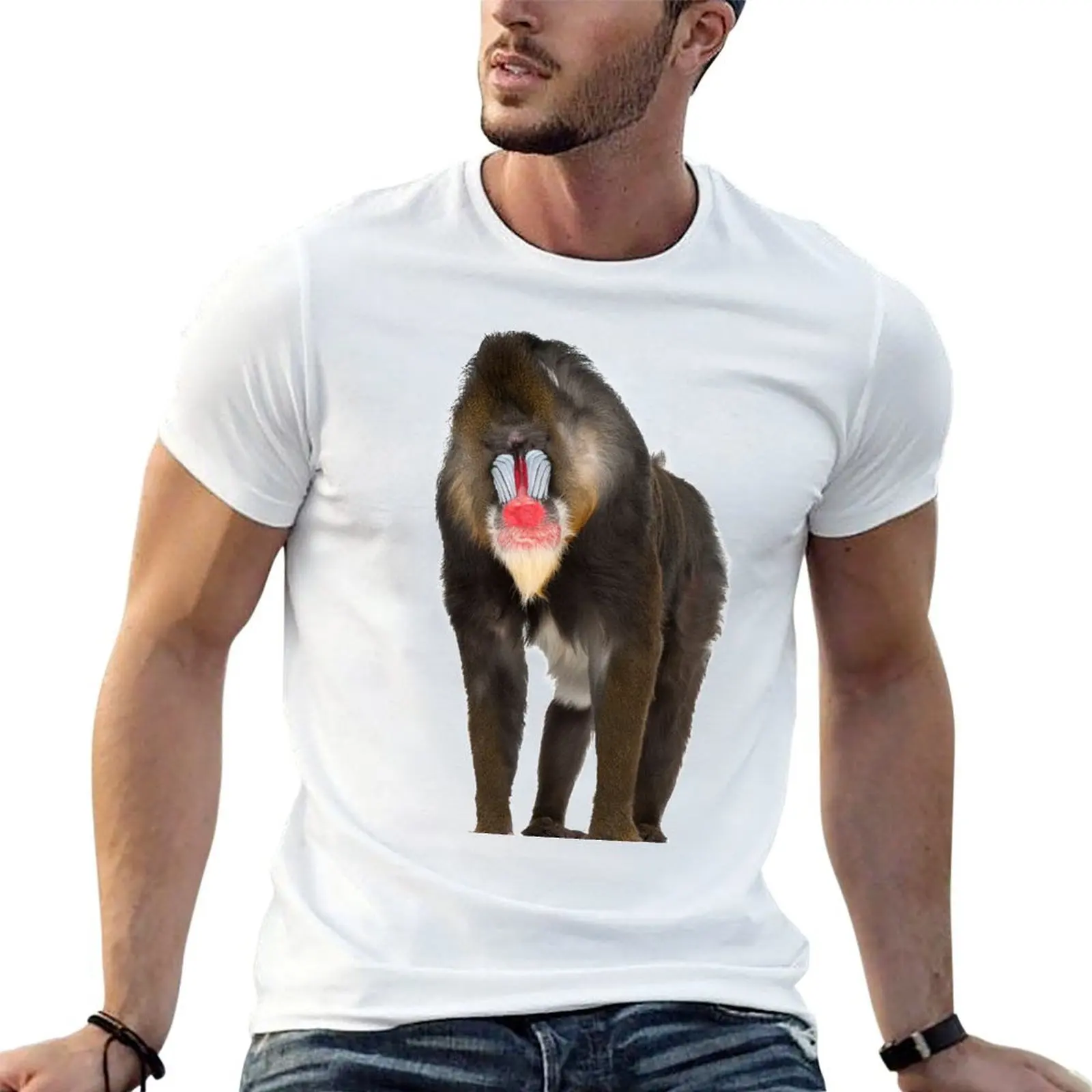 

Mandrill T-Shirt man t shirt graphic man t shirt cotton T-Shirt