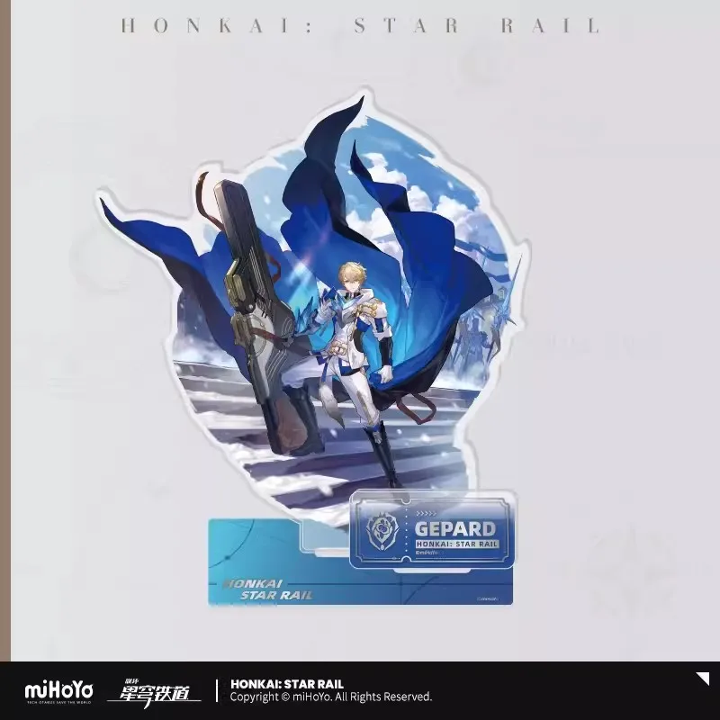 MiHoYo ufficiale Honkai Star Rail Standing Series acrilico Lipai CUN HU MING TU marzo 7th Gepard FuXuan Cosplay regalo secondario