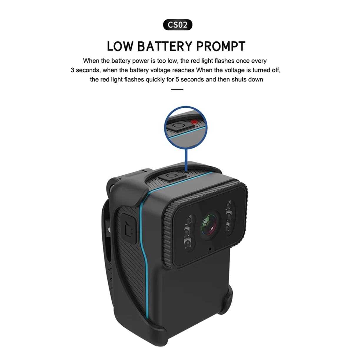 A93P CS02 Back Clip Action Camera Support TF Card Night DV Wifi Loop Cam Video MP4 Camcorder Vision Recording Z9H4