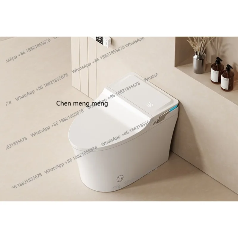 Smart toilet flush one-button lift cover capacitive foot feeling built-in, toilet