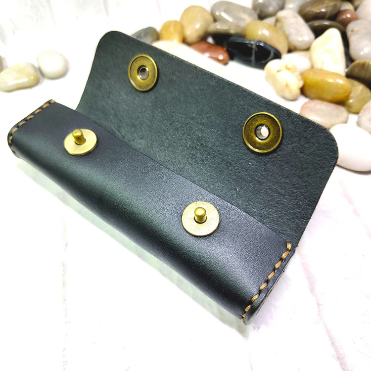 Folding Knife Holder Jackknife Holster waist Bag Belt Pack Military Knife Leather Sheath Handmade Customized PHD