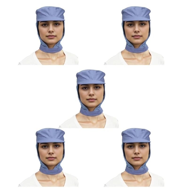  Industrial Grade Cap with Complete Ear and Neck Guard Comfortable Cotton for Hazard Defense