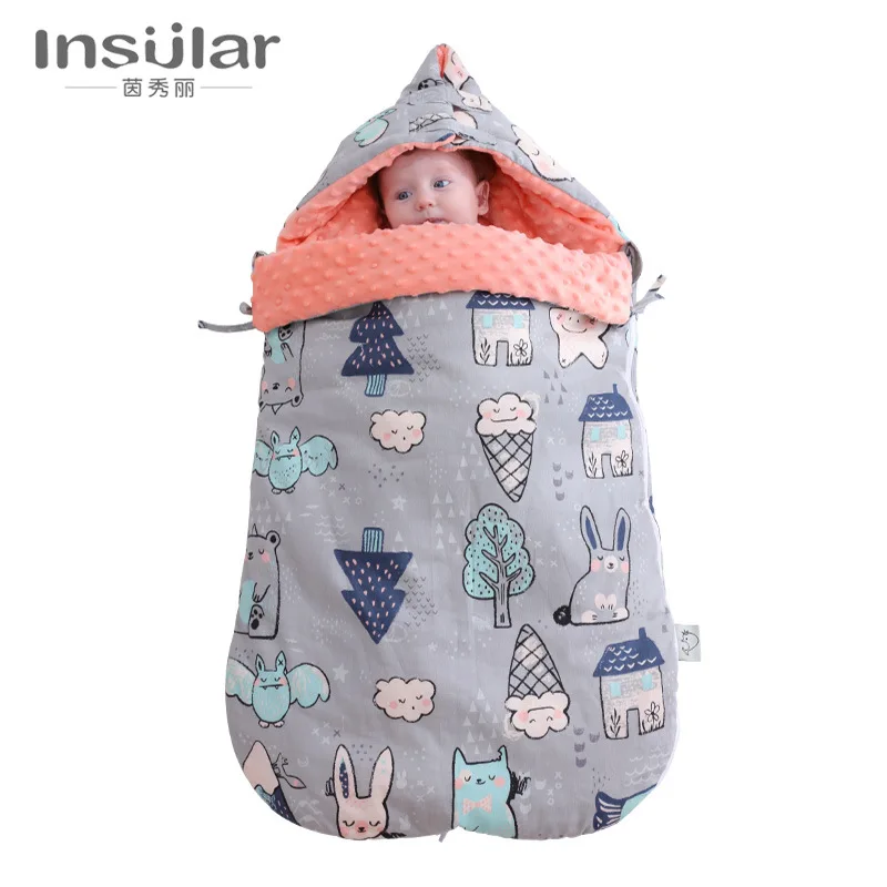 

Insular Baby Sleeping Bag Kids Cartoon Animal Blanket Sleepsacks Pillow Child Anti-kick Quilt Sleep Sack for Boys Girls Sacos