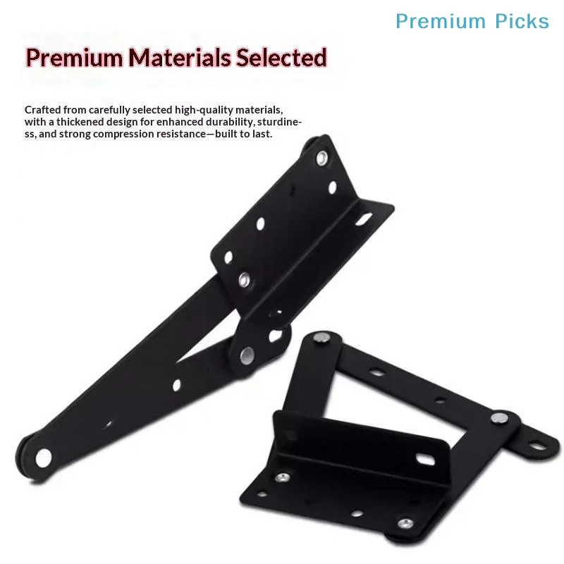 portable2Pcs Heavy Duty 80 Degree Lift Up Folding Hinges for Sofa Coffee Table Home DIY Furniture Upgrade