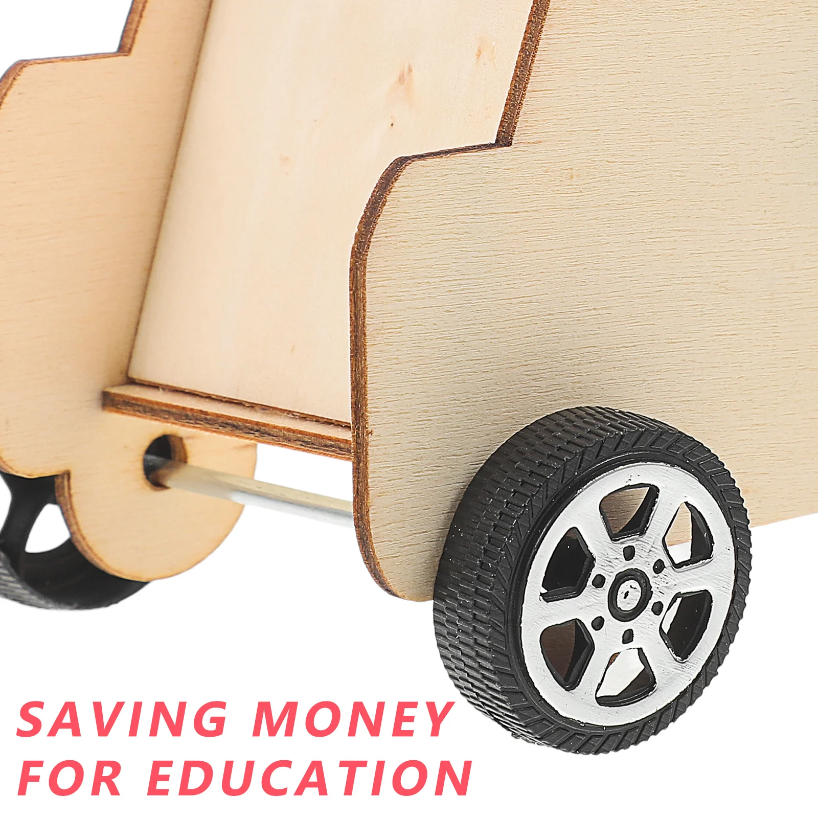 กล่องออมสินไม้ 5 ชิ้น แบบยังไม่เสร็จ สำหรับเด็ก กล่องเก็บเงิน กล่องใส่เหรียญ ของตกแต่ง