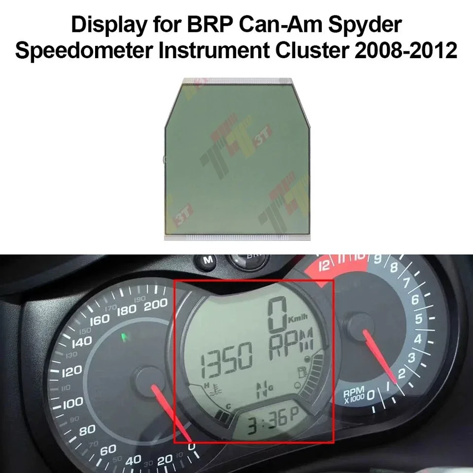 Display for BRP Can-Am Spyder Speedometer Instrument Cluster 2008-2012