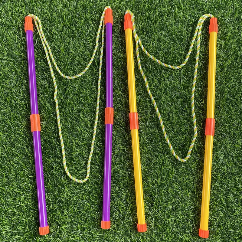 Double tige bulle corde bulle baguette colorée grande bulle anneau drôle bulle spectacle accessoires grande Performance bulle outil détachable