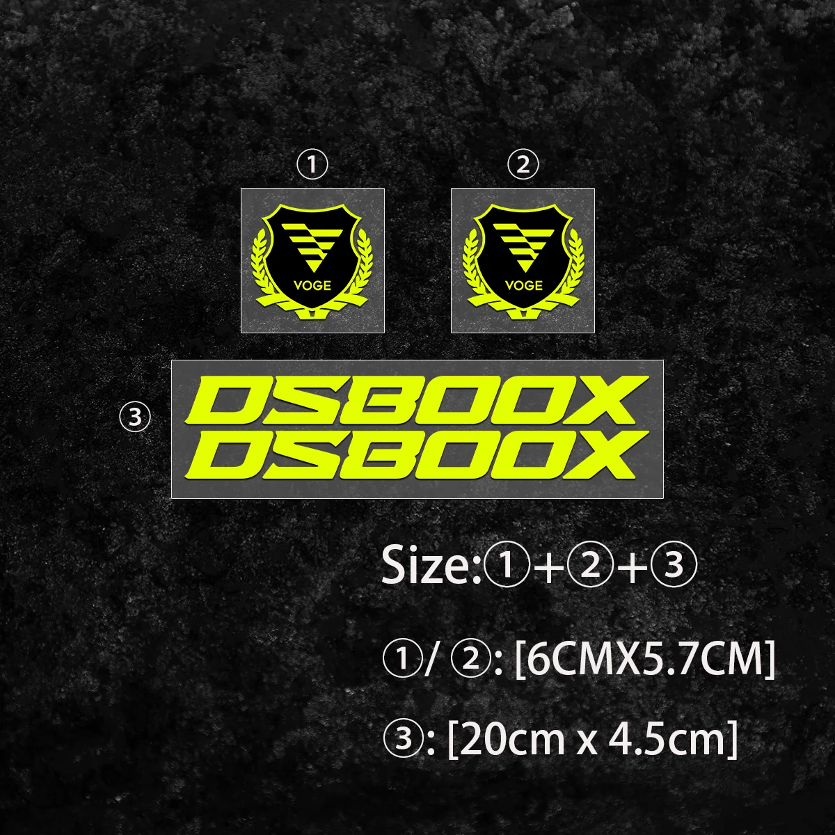 

4PCS For VOGE DS800X DS 800X DS800 X 800 Reflective Motorcycle Decal Adventure Tank Rim Sticker Waterproof Racing Kit
