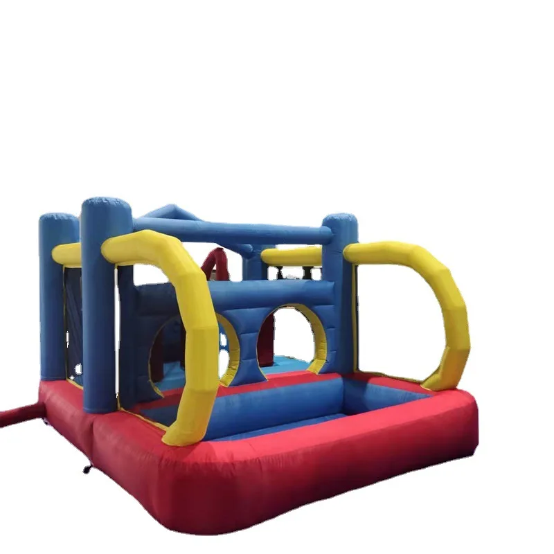 

Outdoor/Indoor Popular Small Inflatable Castle Kids' Amusement Equipment Oxford Cloth Water Slide & Trampoline Naughty Castle