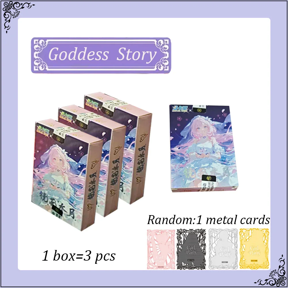 Goddess Story Card Dou Ka Tang Collectible Trading Card - Anime Girl Blind Box Toys Gift