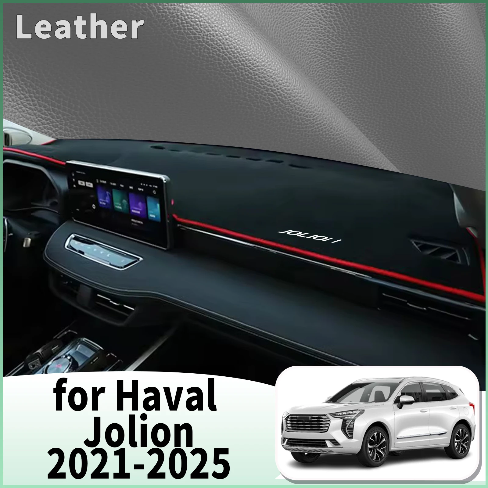 

fit for Haval Jolion 2021 2022 2023 2024 2025 Car Dashmat Accessories Dashboard Cover Pad DashMat Sunshade Protective Carpet