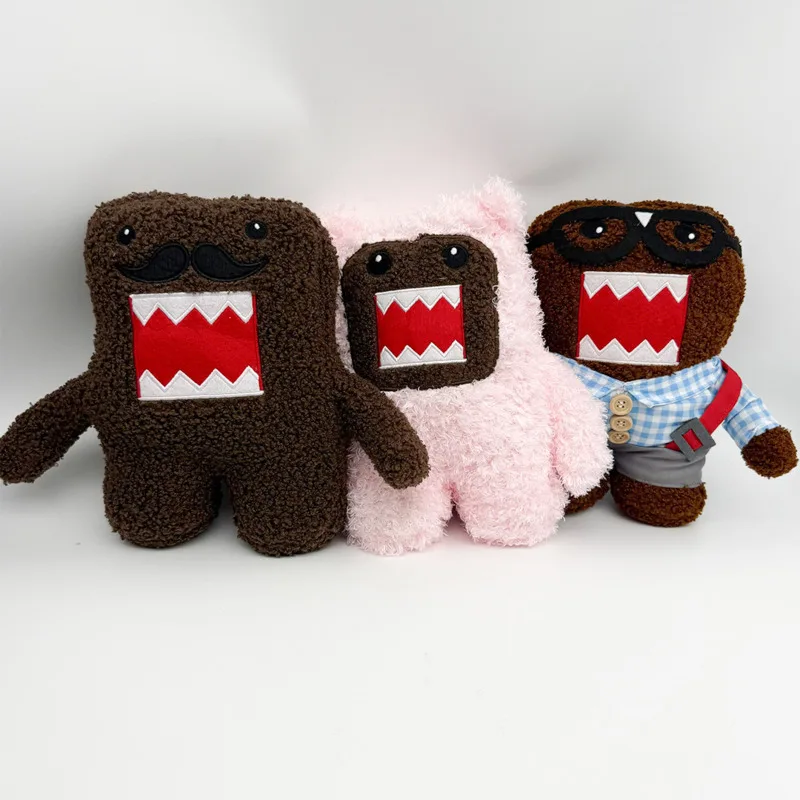 New Cartoon Domo Kun Plush Doll Funny Domo-kun Plush Doll Toy Soft Stuffed Anime Peripherals  Domo Kun Bag Slippers Collect Gift