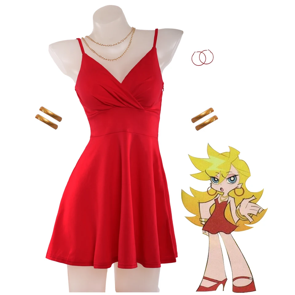 panty red dress Panty N Stocking with Brief 06 by shiroang