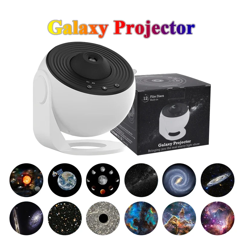 

Night Light Galaxy Projector Starry Sky Projector 360° Rotate Planetarium Lamp For Kids Bedroom Valentines Day Gift Wedding Deco