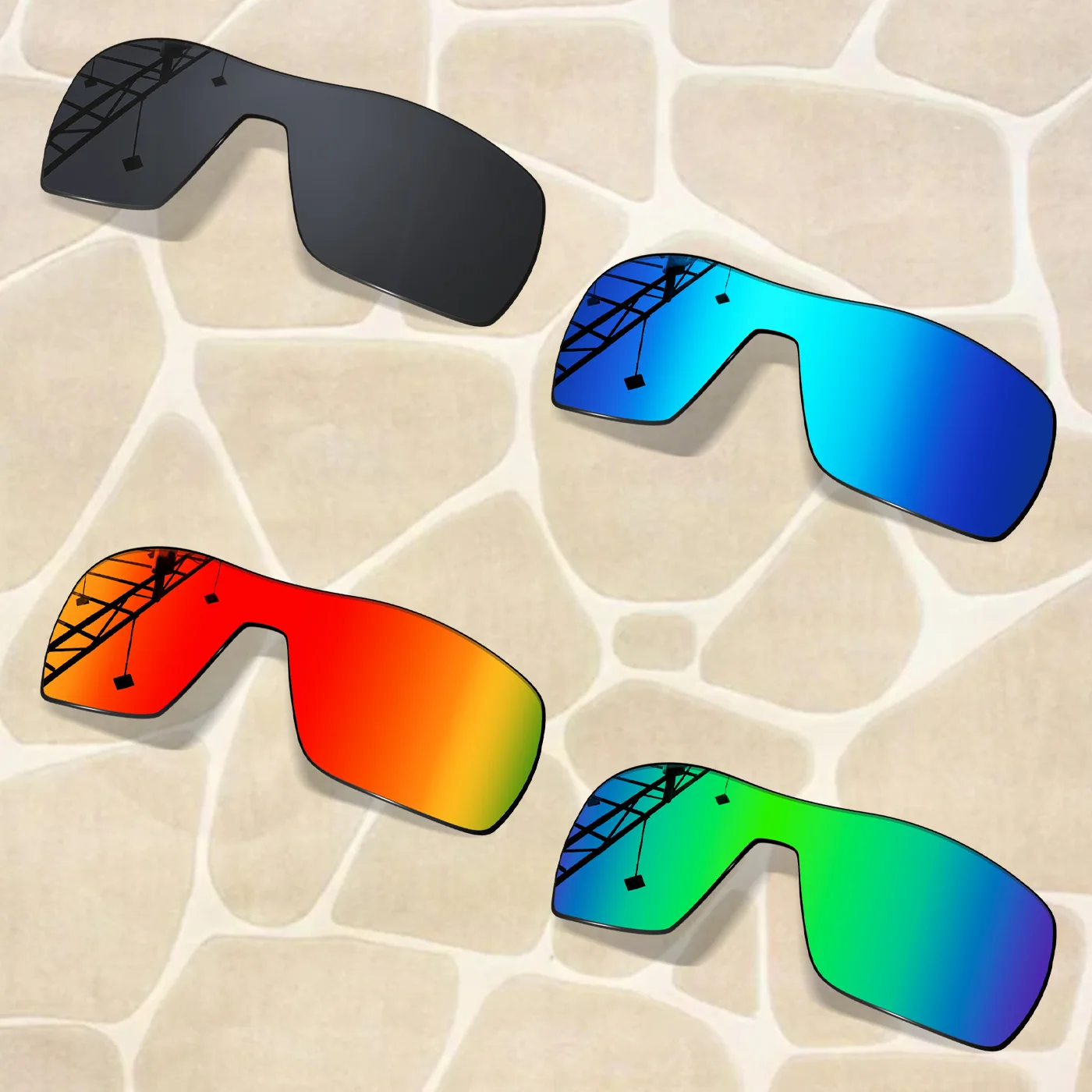 

TRUE Polarized Replacement lenses for Oakley Offshoot OO9190, Anti-Scratch & Impact Resistant UV Protection