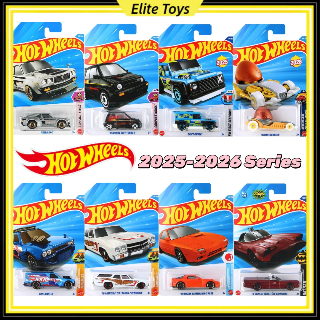 Hot Wheels PORSCHE 904 DODGE BATMOBILE HONDA  MAZDA Nissan Alloy Simulation 1:64 Scale Diecast Car Model Collectible Vehicle Toy