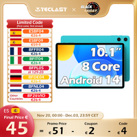 Teclast A10 Android 14 Tablet, 10.1 Inch 1280X800, (4+8)12Gb Ram, 128Gb Rom, Octa Core, Unisoc T606, Mali-G57, 6000Mah, 5Mp+2Mp, Supports Tf up to 1Tb, Type C, Gps, Widevine L1