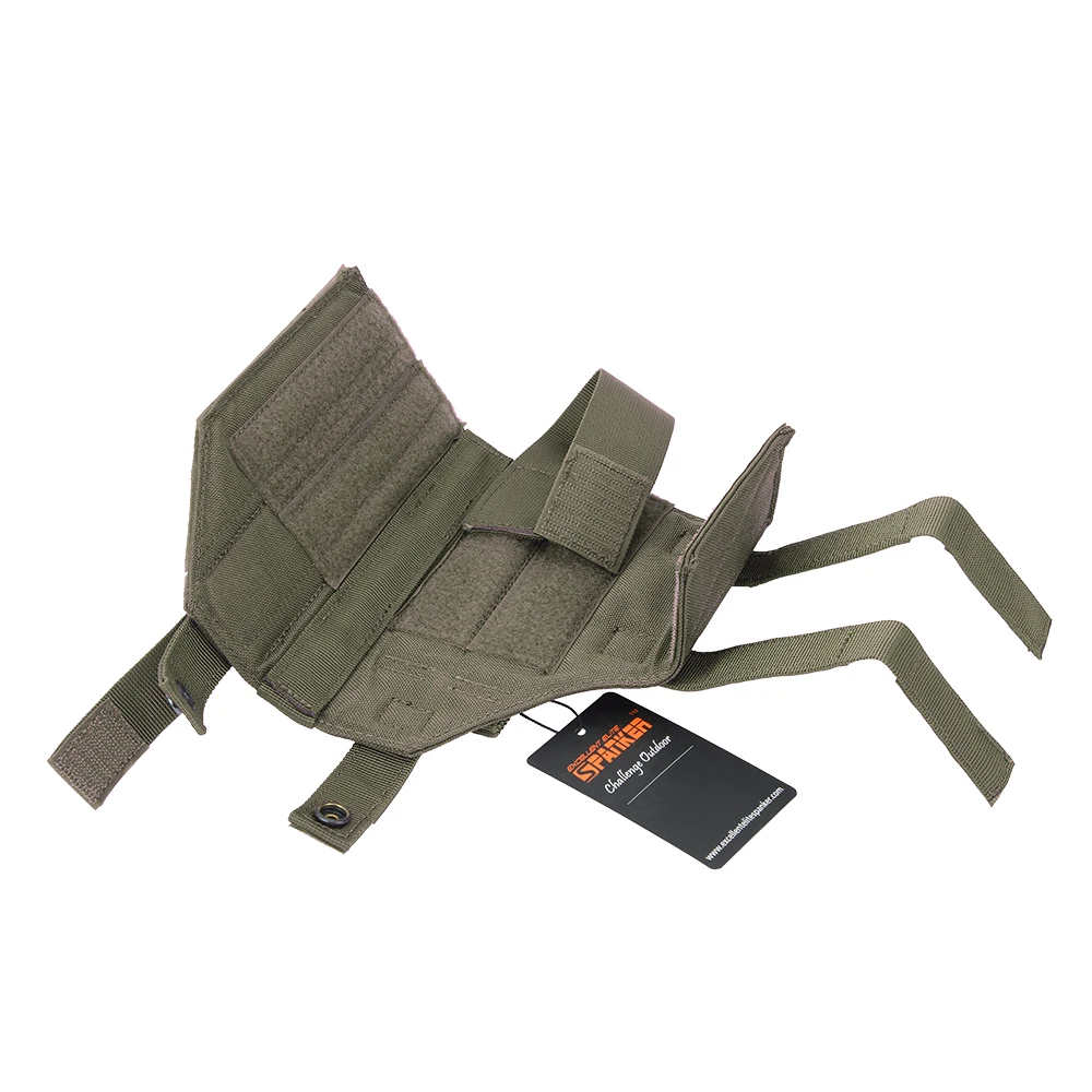 권총 홀스터가 있는 전술 드롭 레그 패널, 사냥 걸이식 세트, 오른손 권총 홀스터, Molle 권총 액세서리