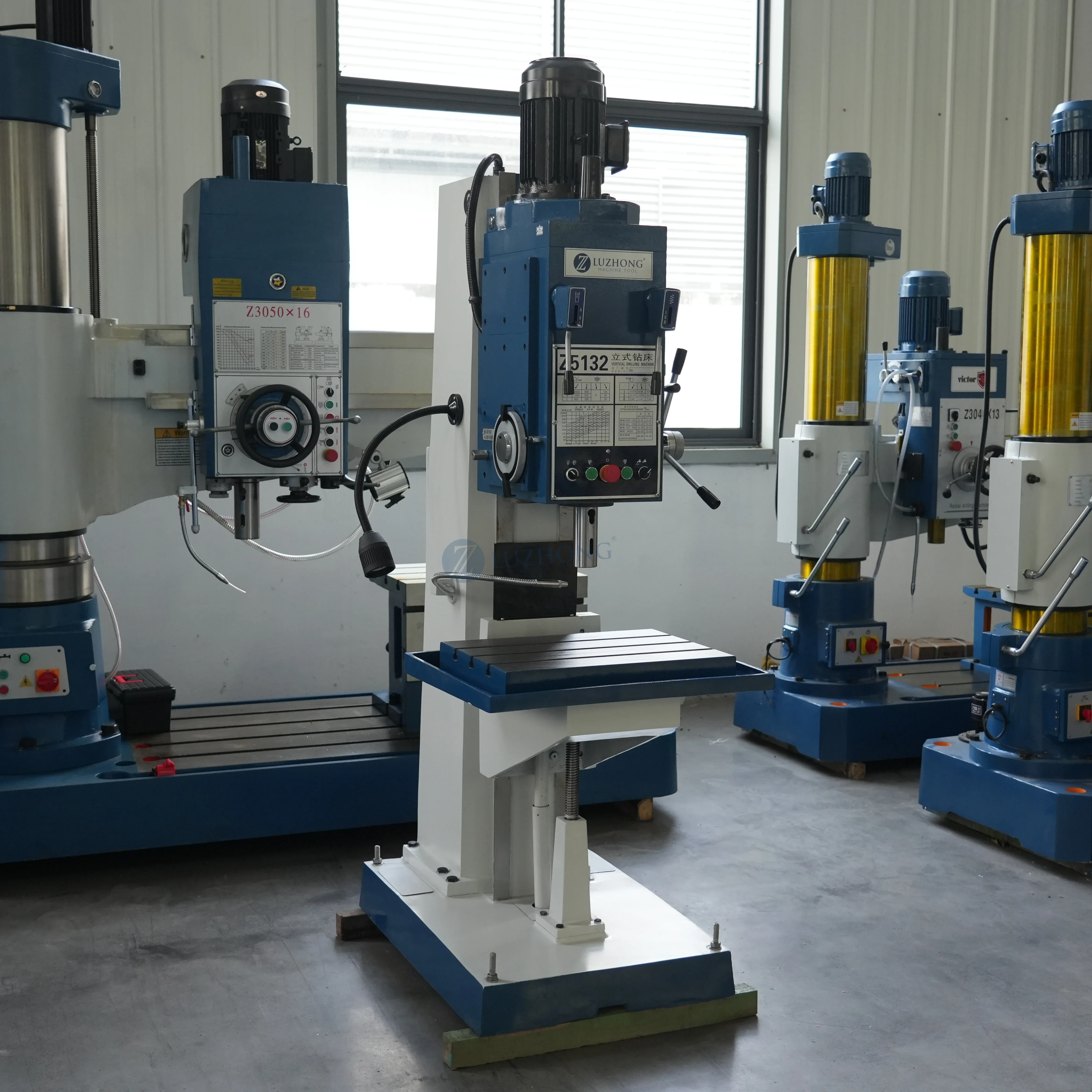 LUZHONG Z5140 220 فولت دليل الحفر الكهربائي باستخدام الحاسب الآلي أفقي/عمودي للبناء للاستخدام المنزلي يتميز بمحرك أساسي