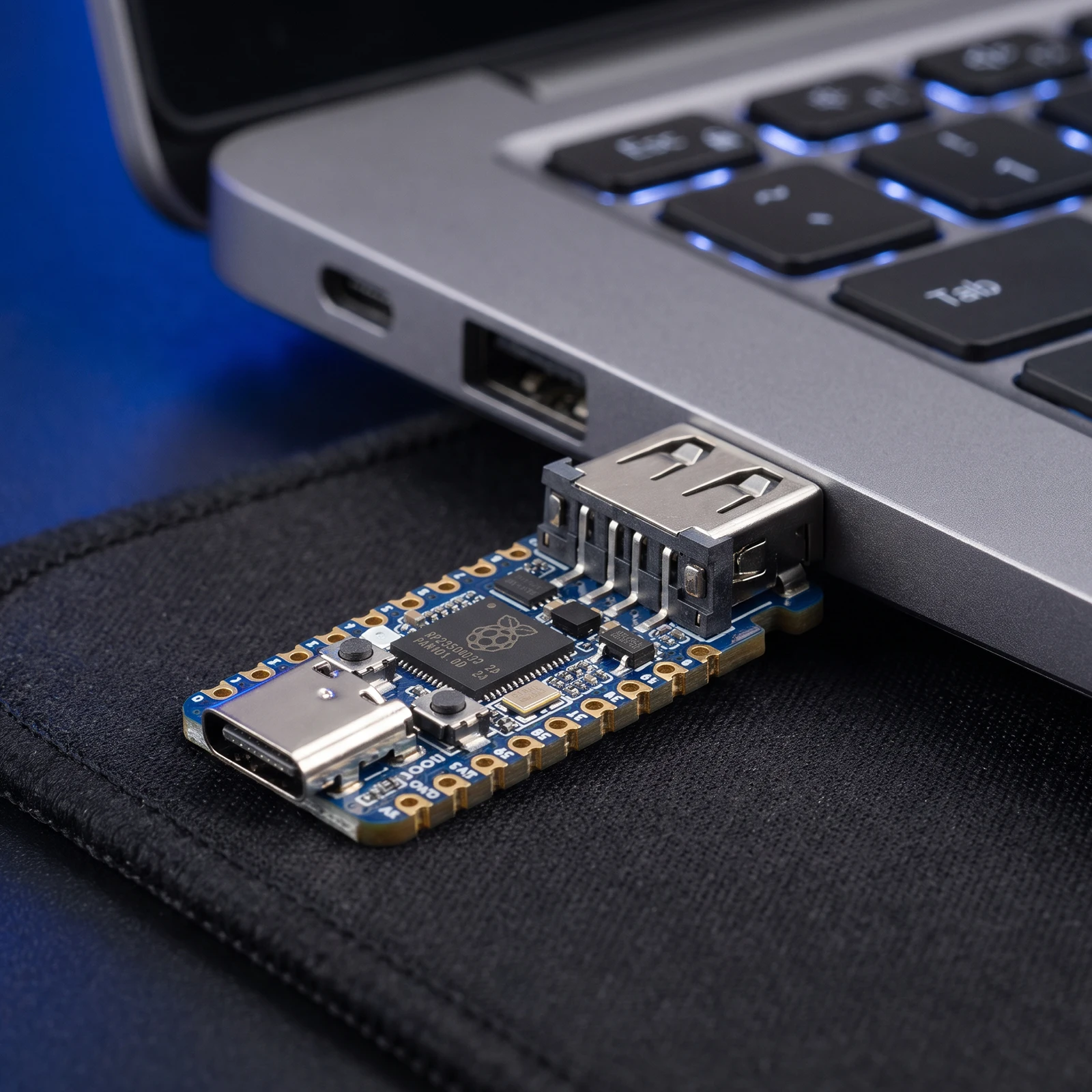 P2350-USB-A Mini Development Board 150MHz Operating Frequency Expansion Board Microcontroller Processor for SMD Applications