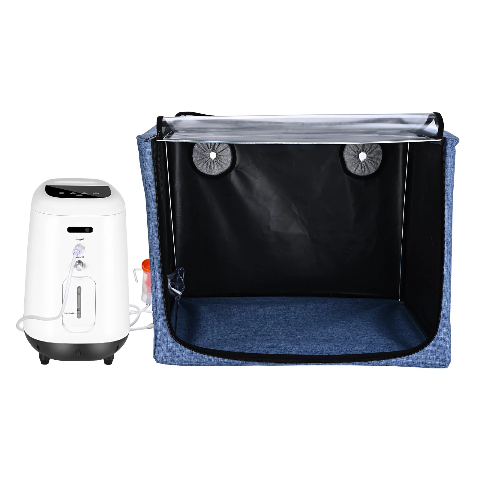 100L Veterinary Pet Atomization Nest, Oxygen Cage Atomization Box,  Cats And Dogs, ICU Cage, Folding Tent, Breathing Medical
