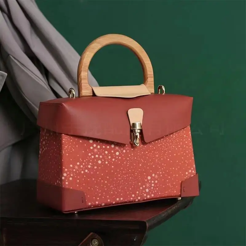 1 Stück Holz-Halbkreis-D-förmiger Taschengriff, Gehäkelte Taschengriffe, Ersatz für DIY-Handtaschen, Geldbörsen, Gepäck, Handgefertigter Griff – Detail 13