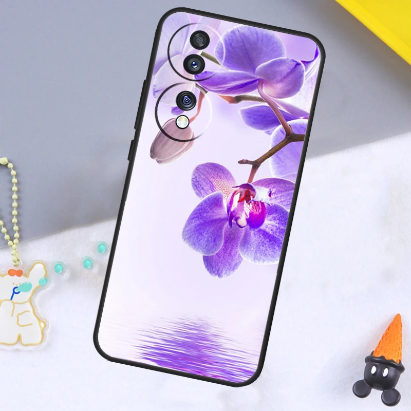 Orchid Flowers Colorful For Honor X8 X9 50 70 Phone Case For Huawei P30 Pro P50 P40 P20 Lite Nova 5T P Smart 2021