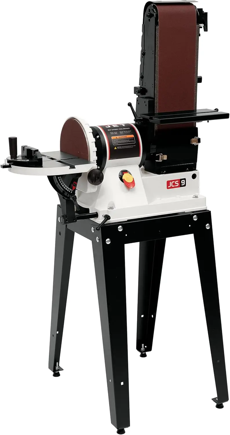 

JET 6" x 48" Belt and 9" Disc Sander with Open Stand, 3/4 HP, 1Ph 115V (JSG-96OS)