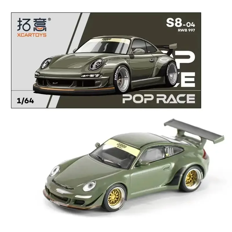 

XCarToys x Pop Race 1:64 RWB 997 DARK GREEN Diecast Model Car