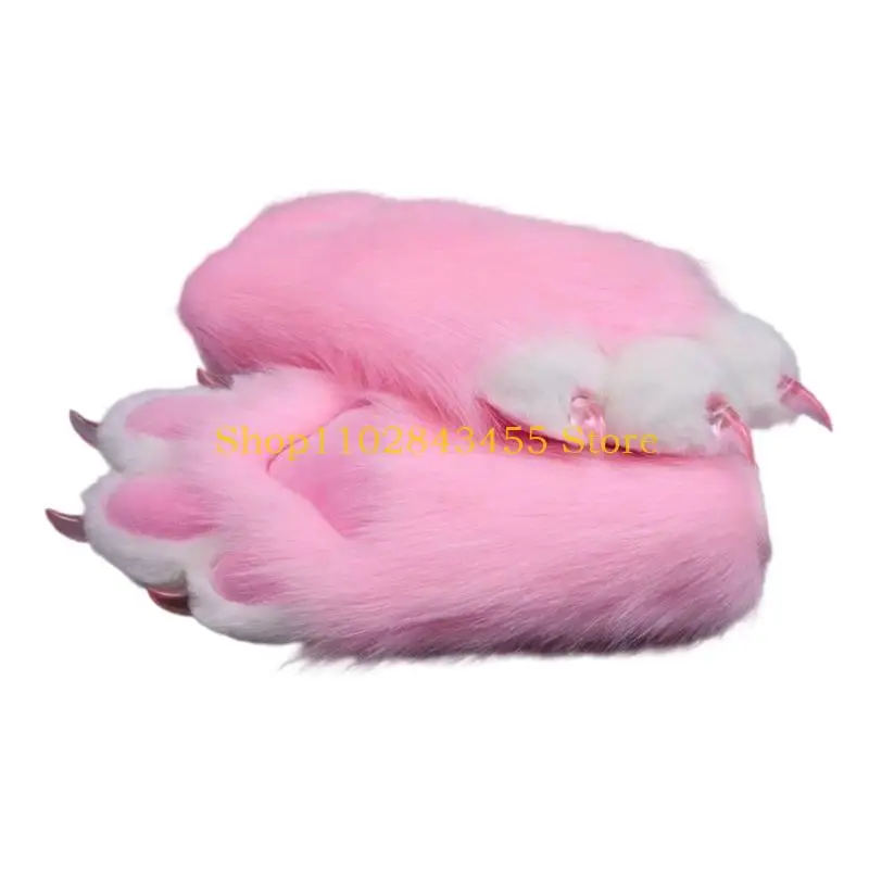 

49MC Anime Convention Accessory Animal Nails Gloves With Nails Tip Comfortable Breathable For Cosplay